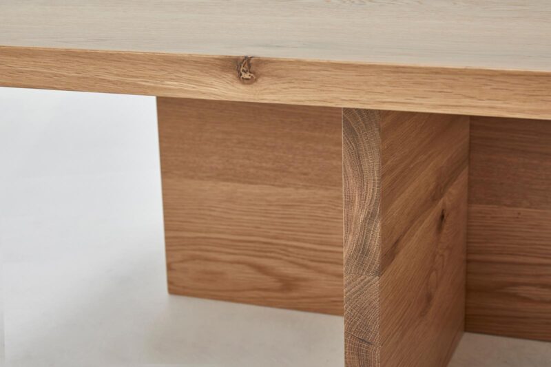 Avalon table pictured in American Oak