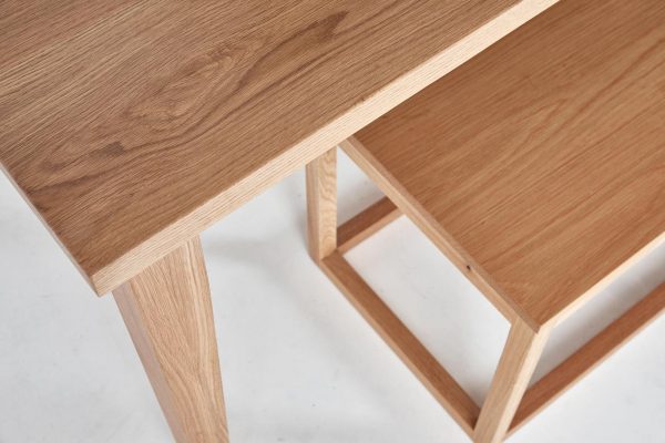 Indoor timber bench seat at a timber dining table