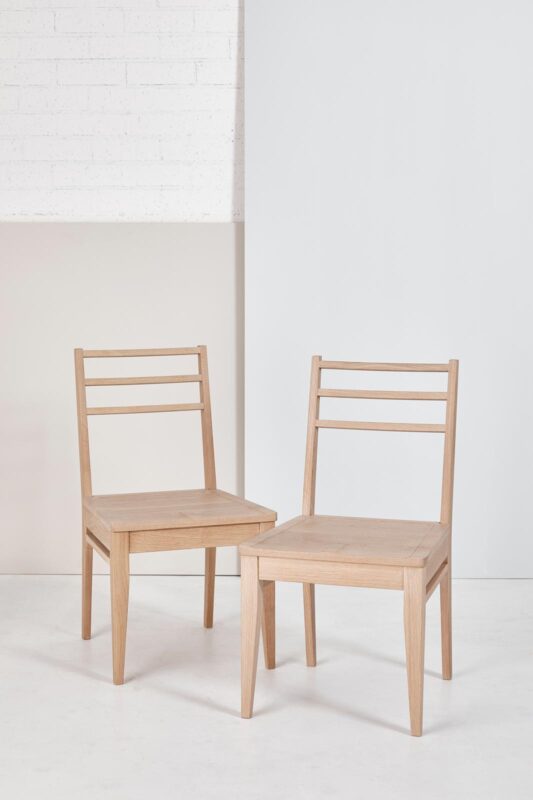 Coogee Dining chair in American Oak light