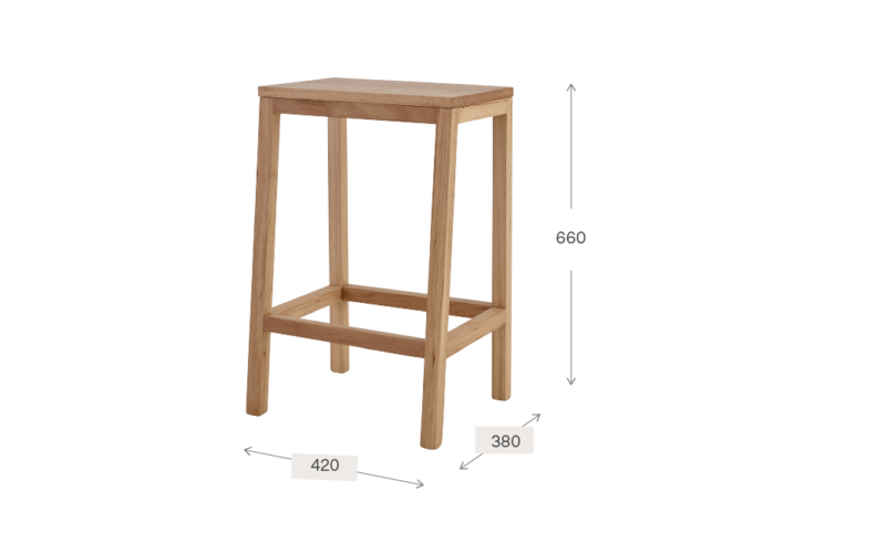 Quality Timber Bench Stool