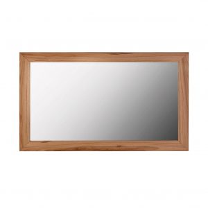 Timber frame bathroom mirror