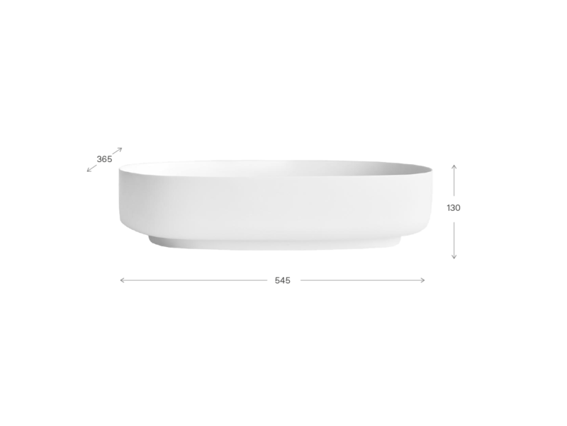 Eden oval Bathroom Basin | White bathroom sinks