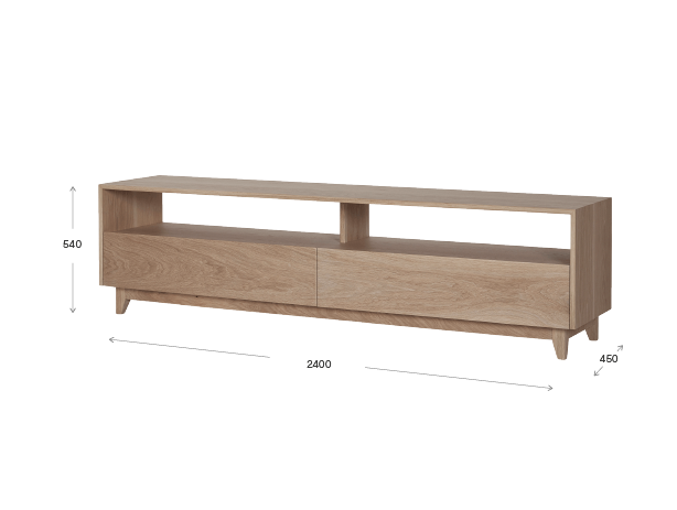 The Norah Entertainment Unit is a custom made timber entertainment unit made in Australia by Loughlin Furniture with your choice of timber.