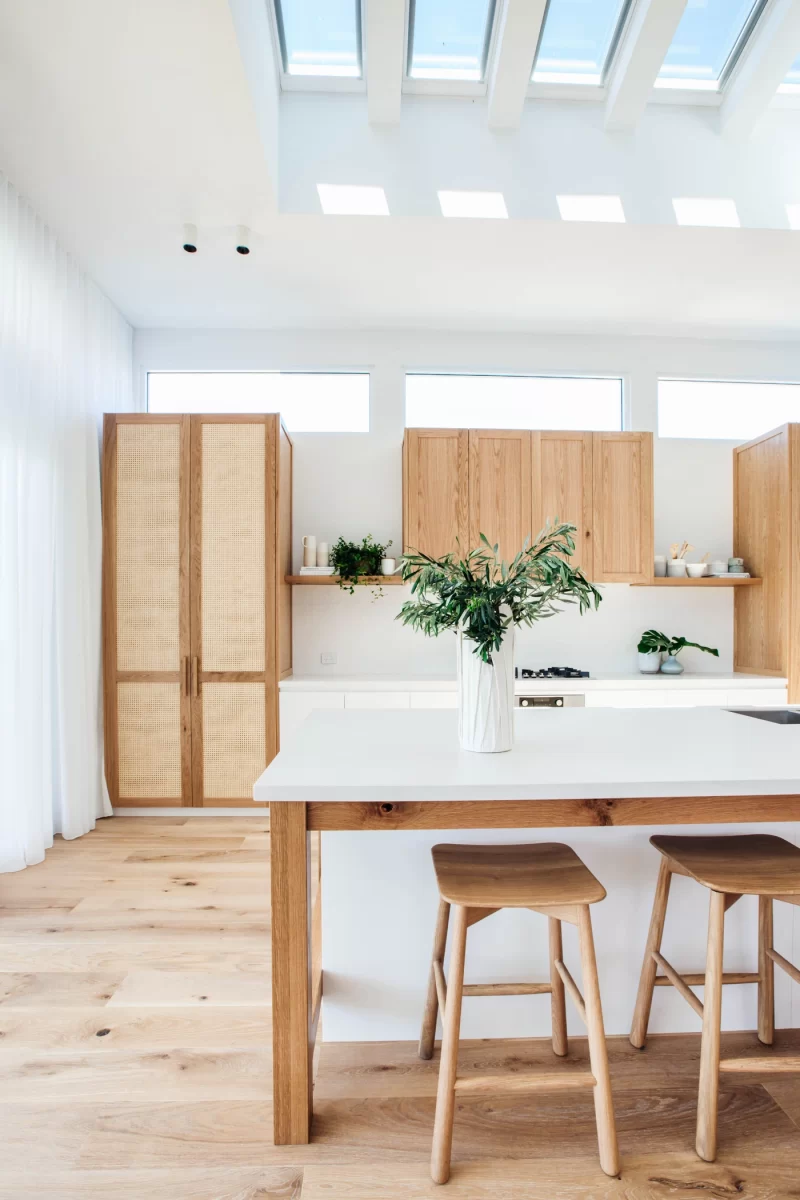 American Oak Timber Kitchen | Shaker Style Kitchen | Australian made timber cabinetry