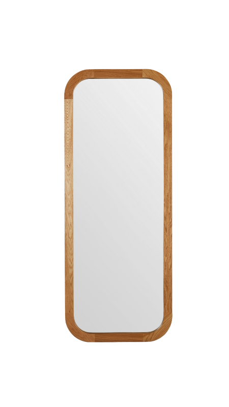 Timber framed full length mirror
