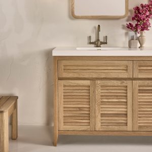 Freestanding timber bathroom vanity | Australian made timber furniture